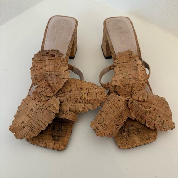 Cecelia Happy Cork Heels - Picture 4 of 7